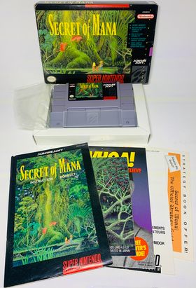 SECRET OF MANA EN BOITE SUPER NINTENDO - jeux video game-x