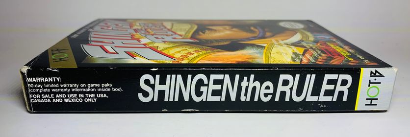 SHINGEN THE RULER EN BOITE NINTENDO NES - jeux video game-x