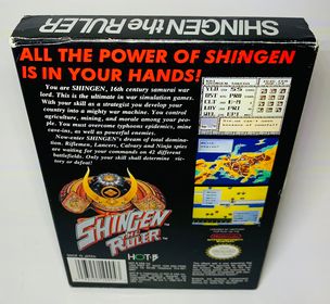 SHINGEN THE RULER EN BOITE NINTENDO NES - jeux video game-x