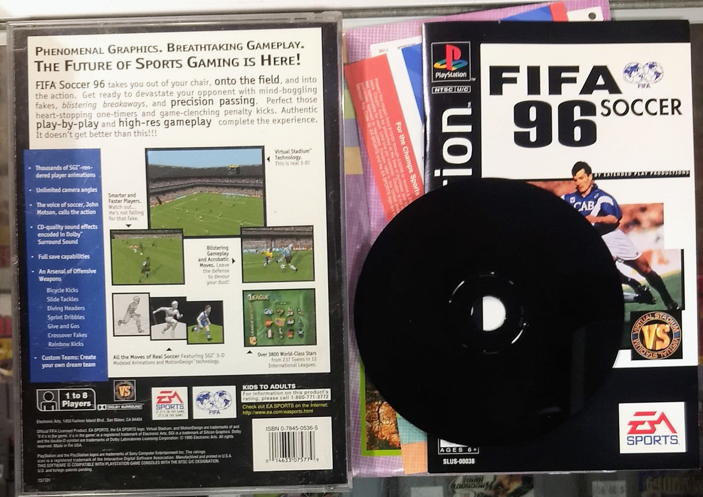 FIFA 96 LONG BOX (PLAYSTATION PS1) - jeux video game-x