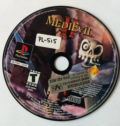 MEDIEVIL II 2 (PLAYSTATION PS1) - jeux video game-x