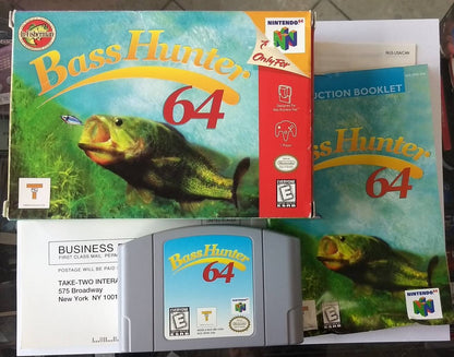 BASS HUNTER 64 EN BOITE NINTENDO 64 N64 - jeux video game-x