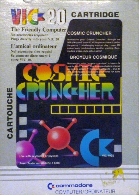 COSMIC CRUNCHER VIC 20 V20 - jeux video game-x