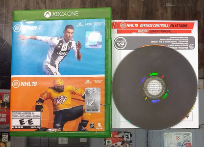 BUNDLE FIFA 19 / NHL19 (XBOX ONE XONE) - jeux video game-x