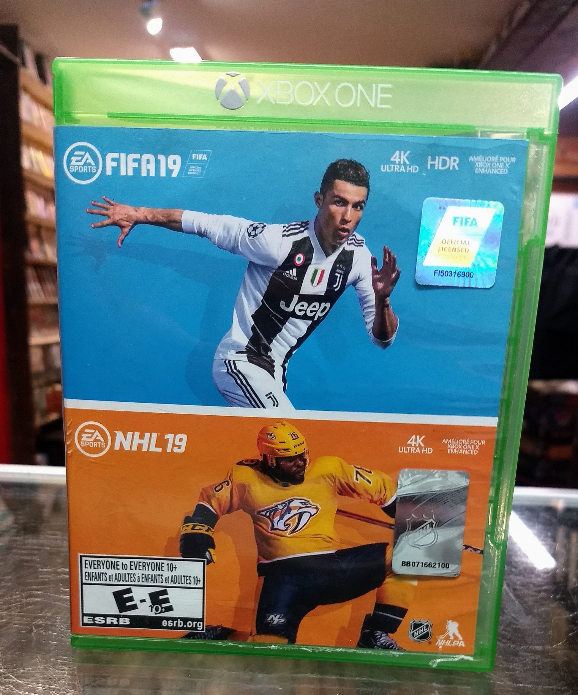 BUNDLE FIFA 19 / NHL19 (XBOX ONE XONE) - jeux video game-x
