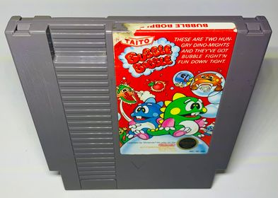 BUBBLE BOBBLE NINTENDO NES - jeux video game-x