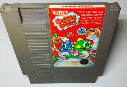 BUBBLE BOBBLE NINTENDO NES - jeux video game-x