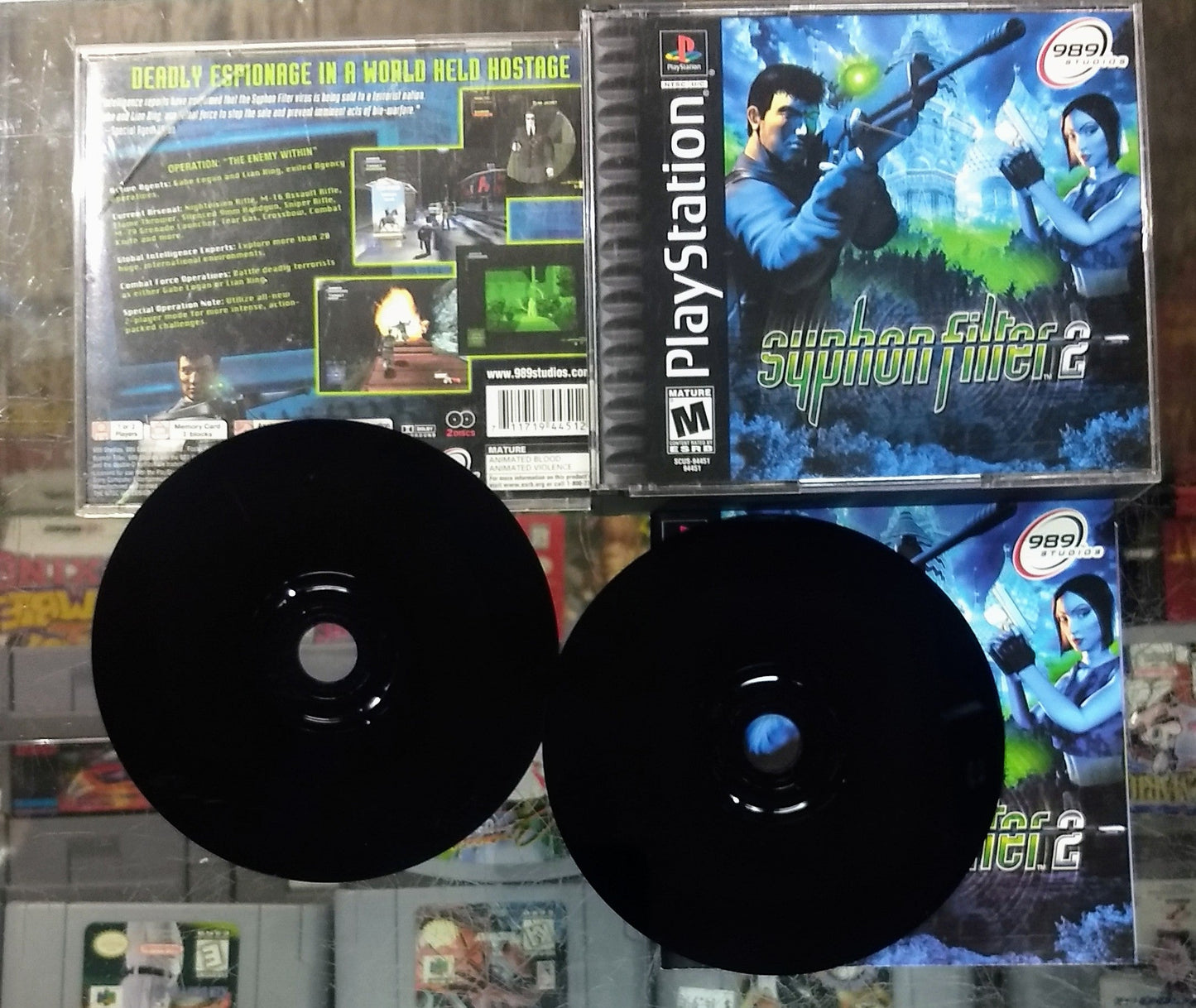 SYPHON FILTER 2 (PLAYSTATION PS1) - jeux video game-x