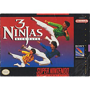 3 NINJAS KICK BACK (SUPER NINTENDO SNES) - jeux video game-x