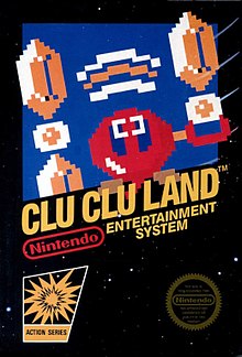 CLU CLU LAND (NINTENDO NES) - jeux video game-x