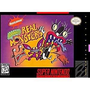 AAAHH!!! REAL MONSTERS (SUPER NINTENDO SNES) - jeux video game-x