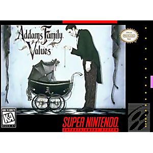 ADDAMS FAMILY VALUES (SUPER NINTENDO SNES) - jeux video game-x