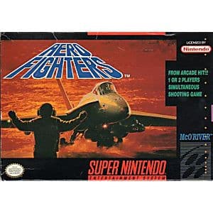 AERO FIGHTERS (SUPER NINTENDO SNES) - jeux video game-x
