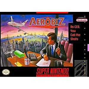 AEROBIZ (SUPER NINTENDO SNES) - jeux video game-x