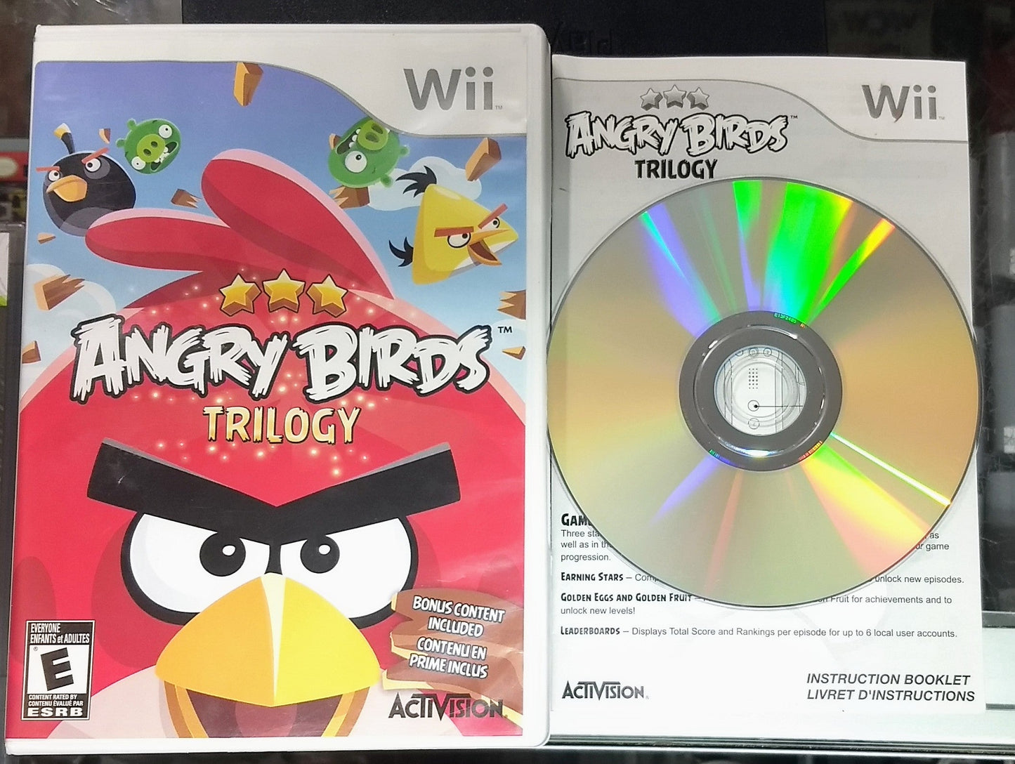 ANGRY BIRDS TRILOGY NINTENDO WII - jeux video game-x