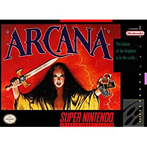 ARCANA (SUPER NINTENDO SNES) - jeux video game-x