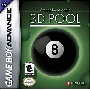 ARCHER MACLEAN'S 3D POOL (GAME BOY ADVANCE GBA) - jeux video game-x