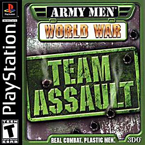 ARMY MEN WORLD WAR TEAM ASSAULT (PLAYSTATION PS1) - jeux video game-x