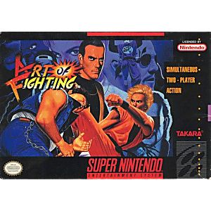 ART OF FIGHTING (SUPER NINTENDO SNES) - jeux video game-x