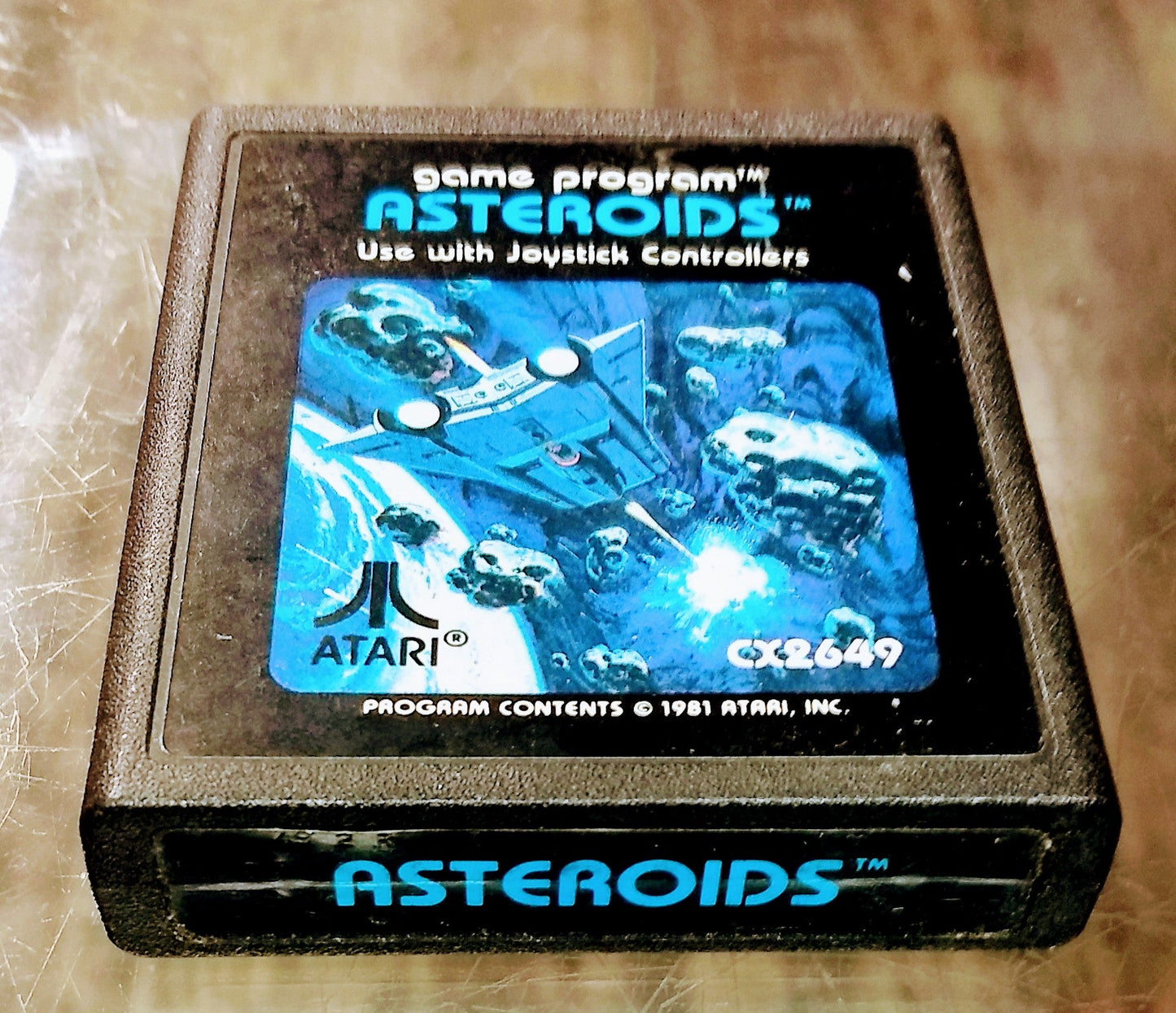 ASTEROIDS ATARI 2600 - jeux video game-x