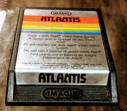 ATLANTIS (ATARI 2600) - jeux video game-x