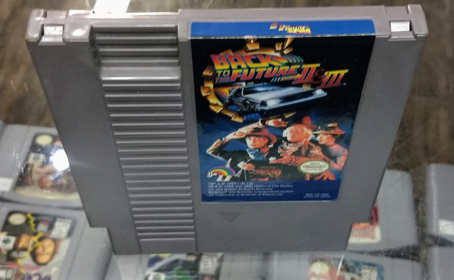 BACK TO THE FUTURE II 2 & III 3 (NINTENDO NES) - jeux video game-x