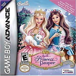 BARBIE AS THE PRINCESS AND THE PAUPER (GAME BOY ADVANCE GBA) - jeux video game-x