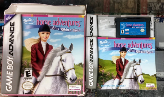 BARBIE HORSE ADVENTURES BLUE RIBBON RACE (GAME BOY ADVANCE GBA) - jeux video game-x