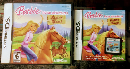 BARBIE HORSE ADVENTURES RIDING CAMP (NINTENDO DS) - jeux video game-x