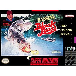 BASSIN'S BLACK BASS WITH HANK PARKER (SUPER NINTENDO SNES) - jeux video game-x