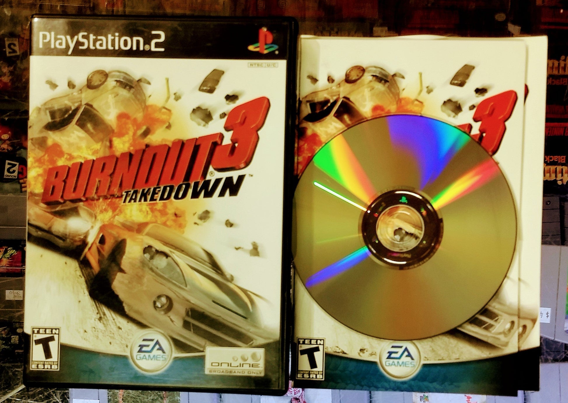 BURNOUT 3 TAKEDOWN (PLAYSTATION 2 PS2) - jeux video game-x