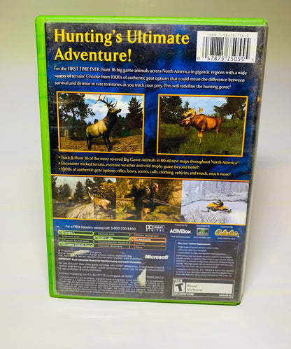 CABELA'S BIG GAME HUNTER 2005 ADVENTURES (XBOX) - jeux video game-x