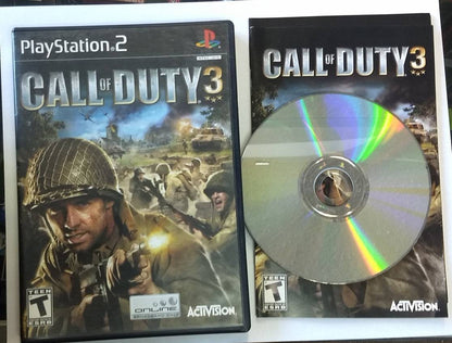 CALL OF DUTY 3 PLAYSTATION 2 PS2 - jeux video game-x