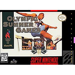OLYMPIC SUMMER GAMES (SUPER NINTENDO SNES) - jeux video game-x