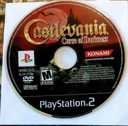 CASTLEVANIA CURSE OF DARKNESS (PLAYSTATION 2 PS2) - jeux video game-x