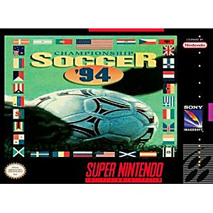 CHAMPIONSHIP SOCCER 94 (SUPER NINTENDO SNES) - jeux video game-x