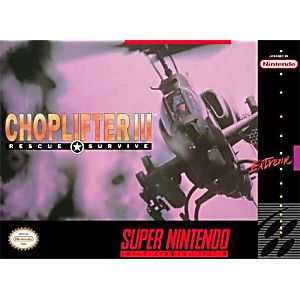 CHOPLIFTER III 3 (SUPER NINTENDO SNES) - jeux video game-x