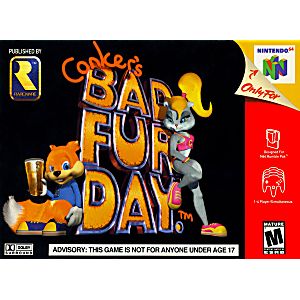 CONKER'S BAD FUR DAY (NINTENDO 64 N64) - jeux video game-x