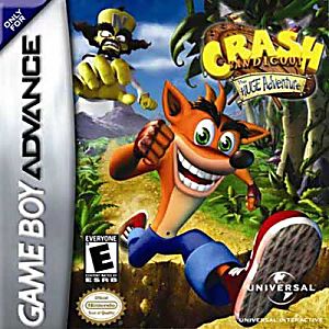 CRASH BANDICOOT THE HUGE ADVENTURE (GAME BOY ADVANCE GBA) - jeux video game-x