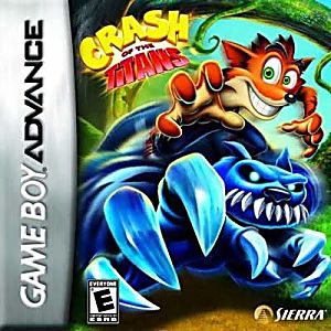 CRASH OF THE TITANS (GAME BOY ADVANCE GBA) - jeux video game-x