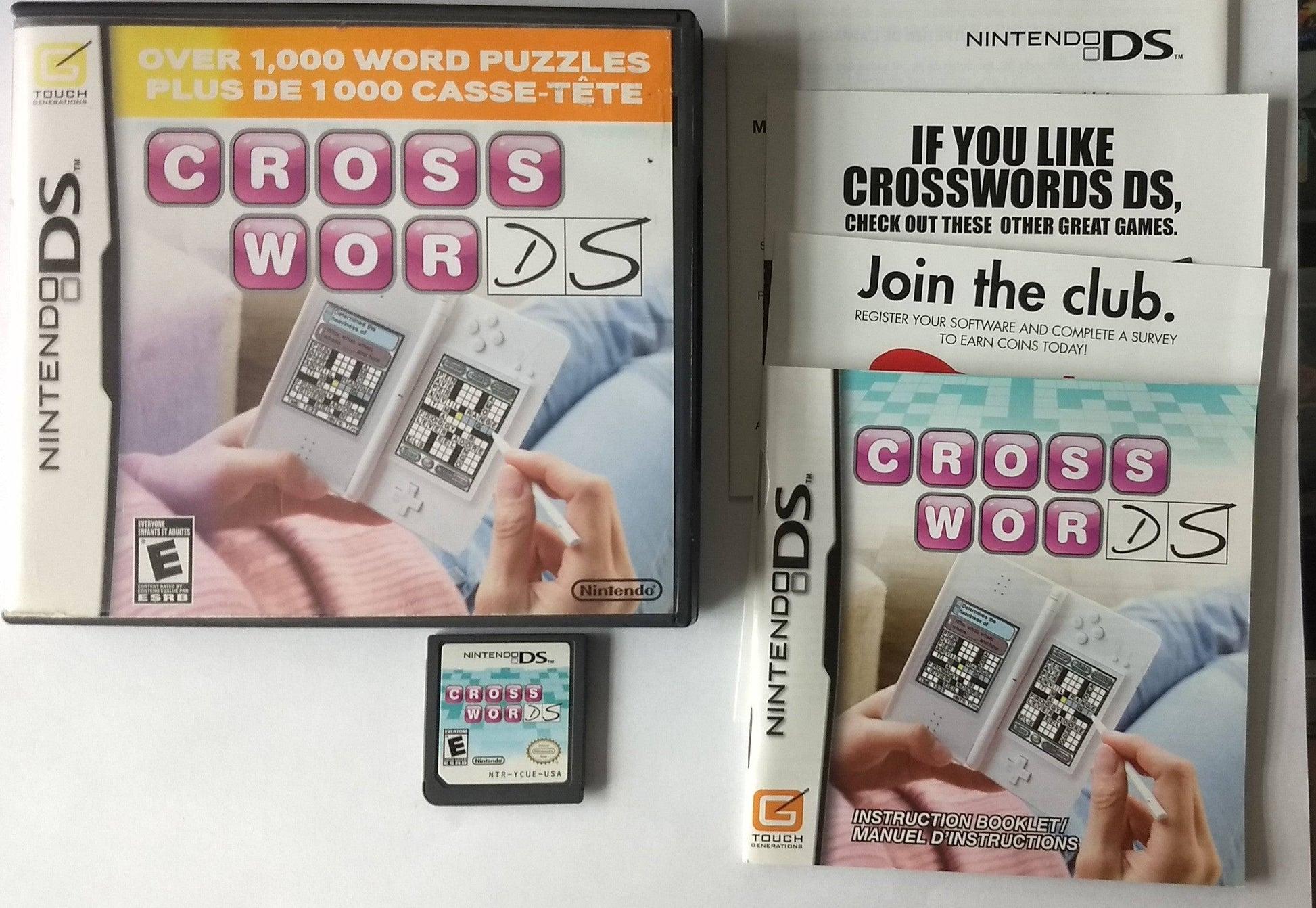 CROSSWORDS DS NINTENDO DS - jeux video game-x