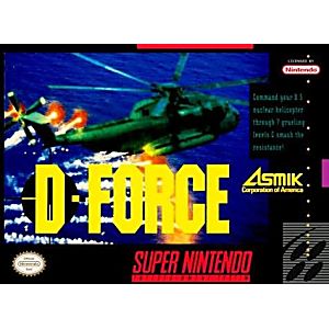 D-FORCE (SUPER NINTENDO SNES) - jeux video game-x