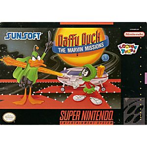 DAFFY DUCK THE MARVIN MISSIONS (SUPER NINTENDO SNES) - jeux video game-x