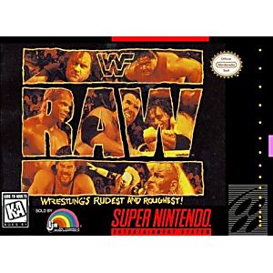 WWF RAW (SUPER NINTENDO SNES) - jeux video game-x