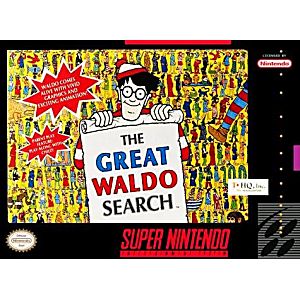 THE GREAT WALDO SEARCH SUPER NINTENDO SNES - jeux video game-x