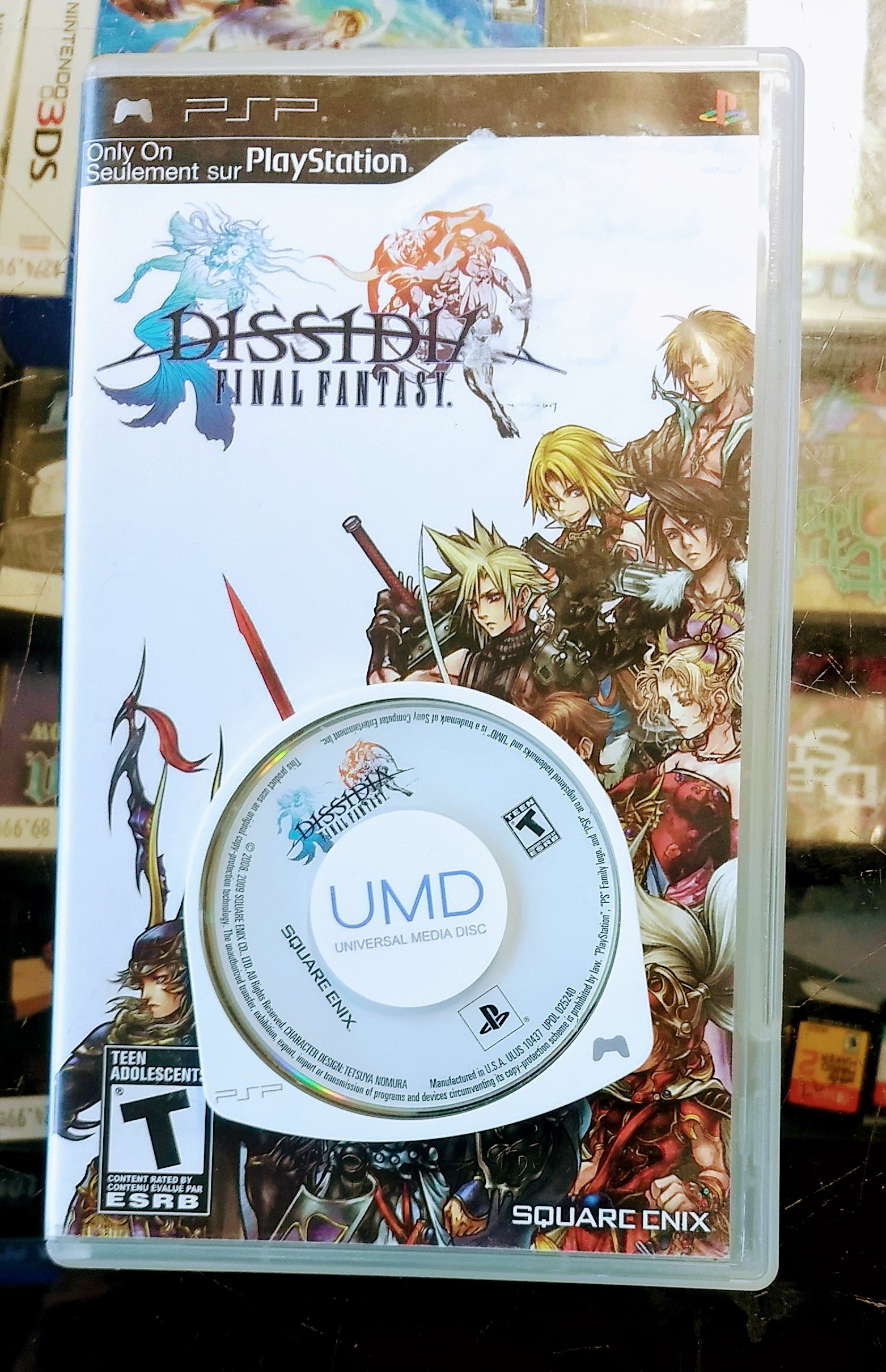 DISSIDIA FINAL FANTASY PLAYSTATION PORTABLE PSP - jeux video game-x