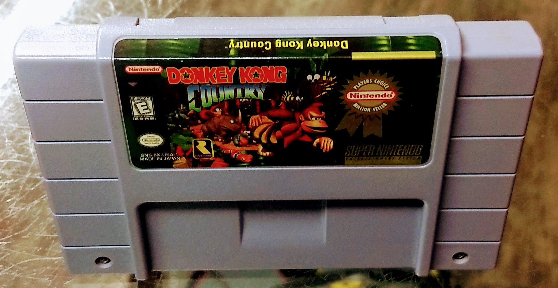 DONKEY KONG COUNTRY PLAYERS CHOICE SUPER NINTENDO SNES - jeux video game-x