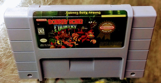 DONKEY KONG COUNTRY PLAYERS CHOICE SUPER NINTENDO SNES - jeux video game-x