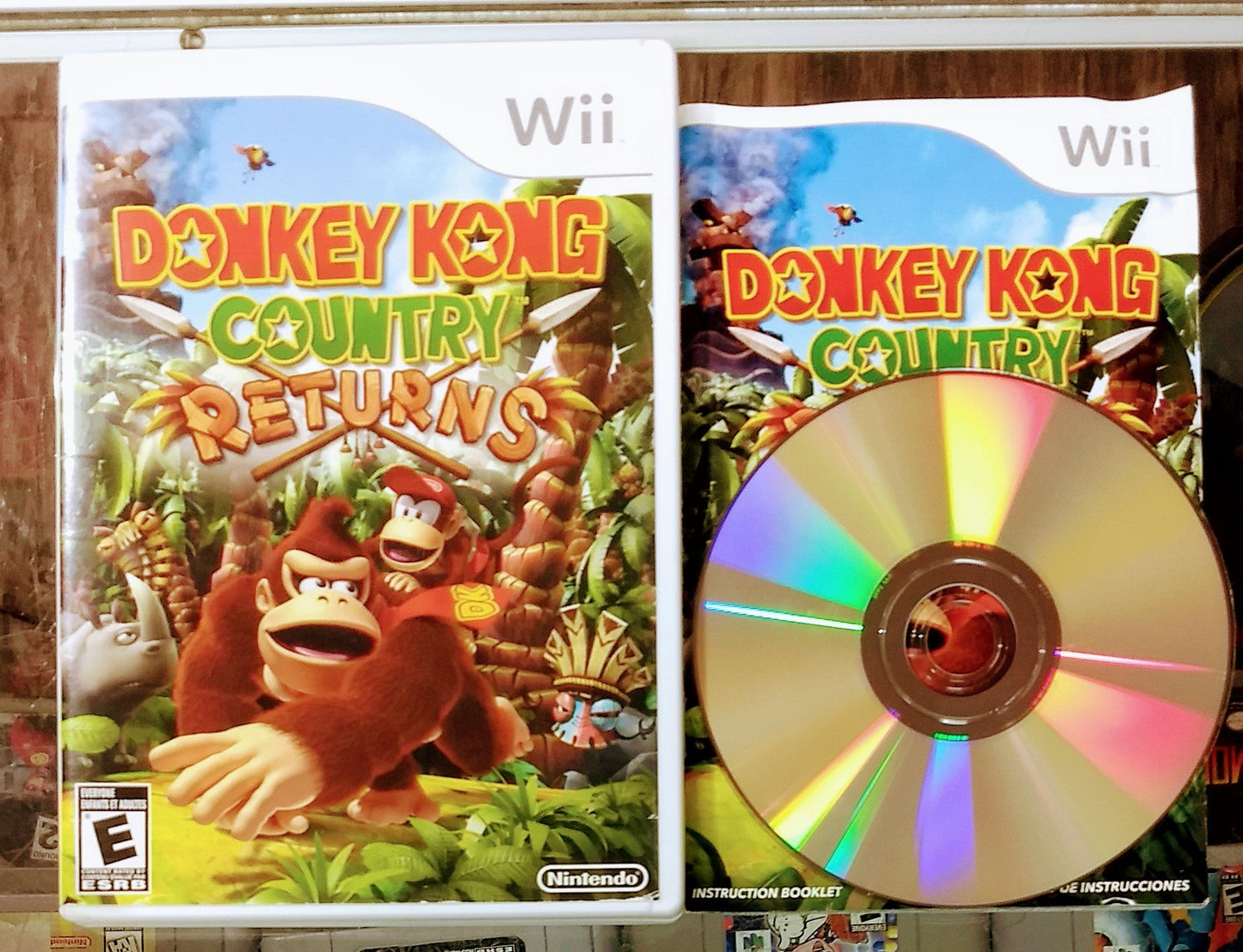 DONKEY KONG COUNTRY RETURNS NINTENDO WII - jeux video game-x
