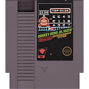 DONKEY KONG JR. MATH (NINTENDO NES) - jeux video game-x